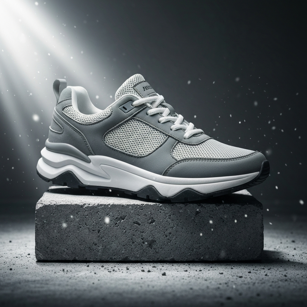 Premium Sneaker – Concrete Float Product Hero