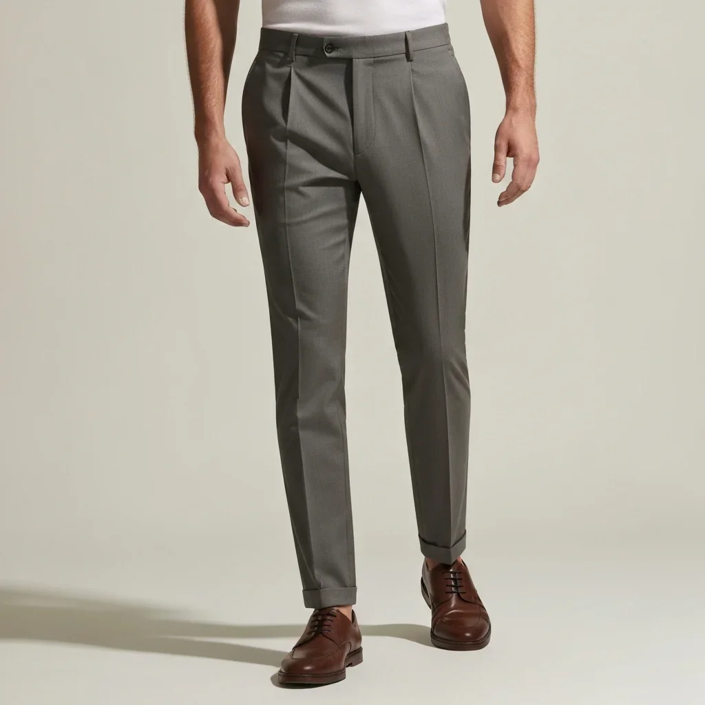 AI Generated preview for Elite Menswear E-commerce: Tailored Trousers Product Photography - Model Product Shoots