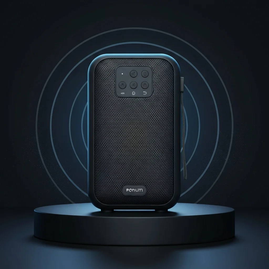 AI Generated preview for Premium Portable Speaker E-commerce Hero Shot - Product Hero Visuals