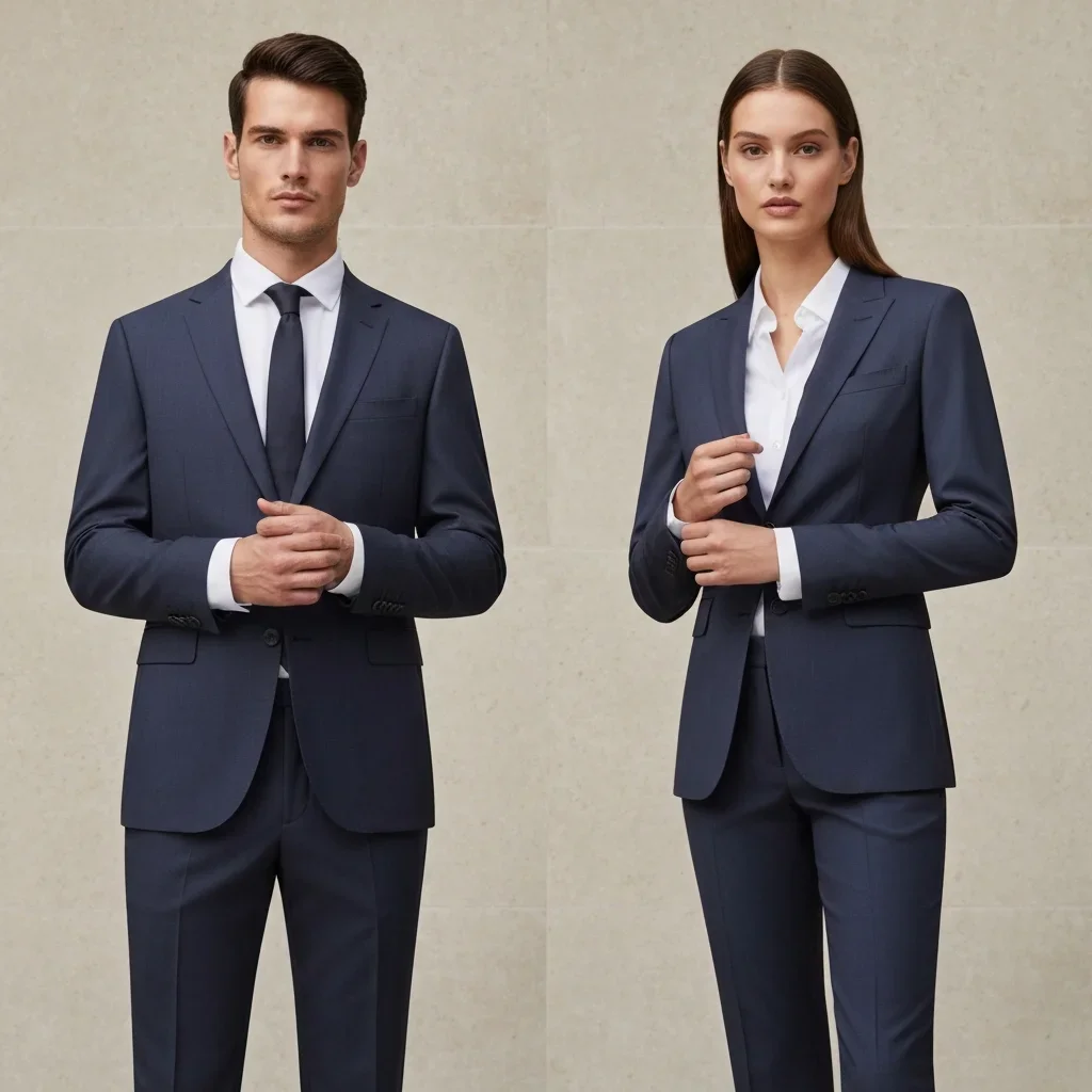 Tailored Suit – Men & Women Luxury Model Shoot
