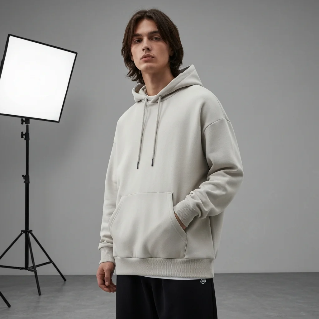 Oversized Hoodie – Gen-Z Streetwear Model Shoot