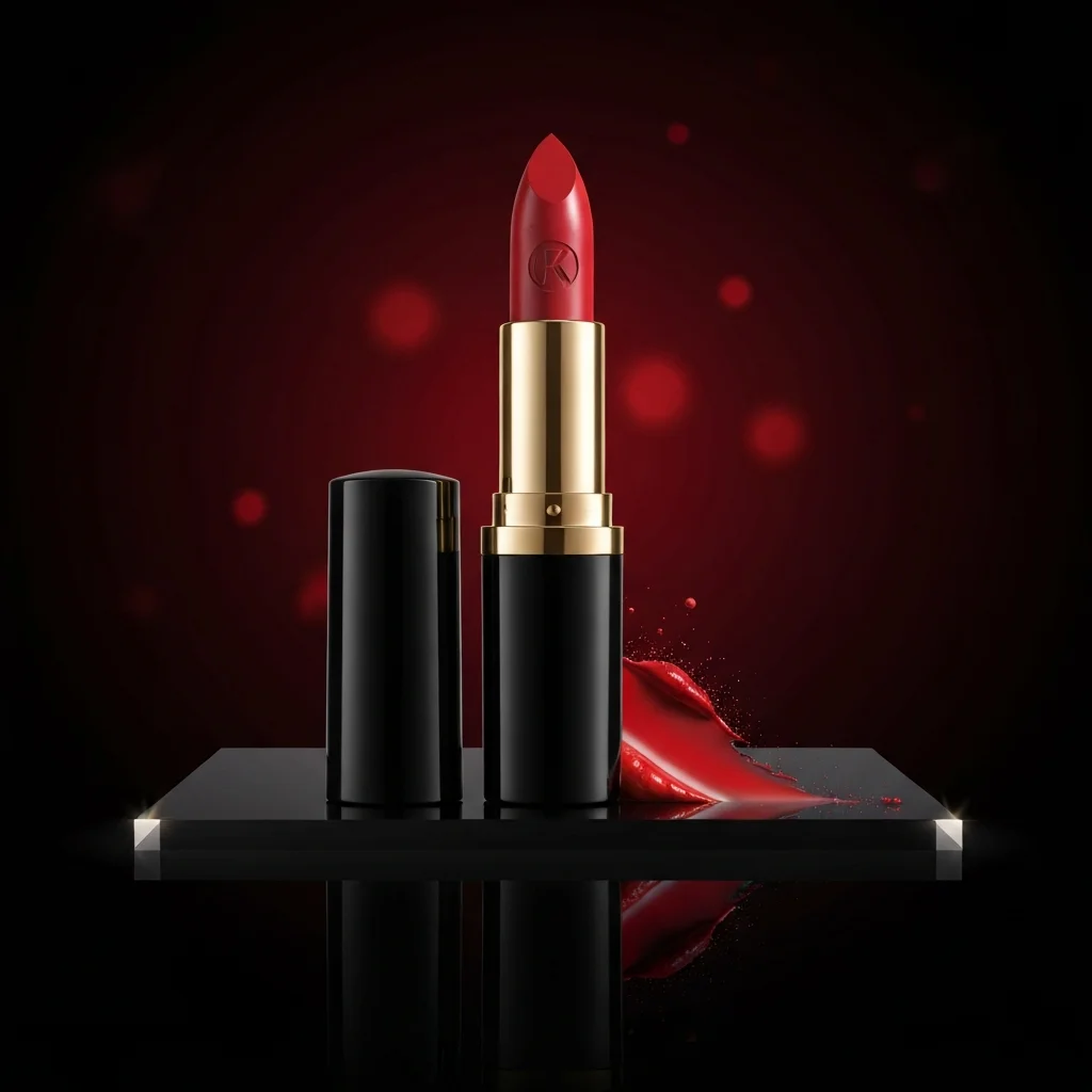 Luxury Lipstick – Burgundy Gloss Product Hero