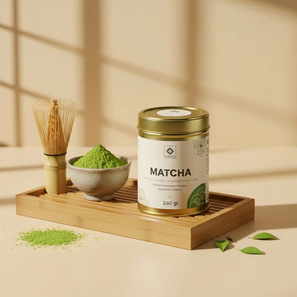 AI Generated preview for Premium Matcha Tin – Zen Wellness Product Hero - Product Hero Visuals