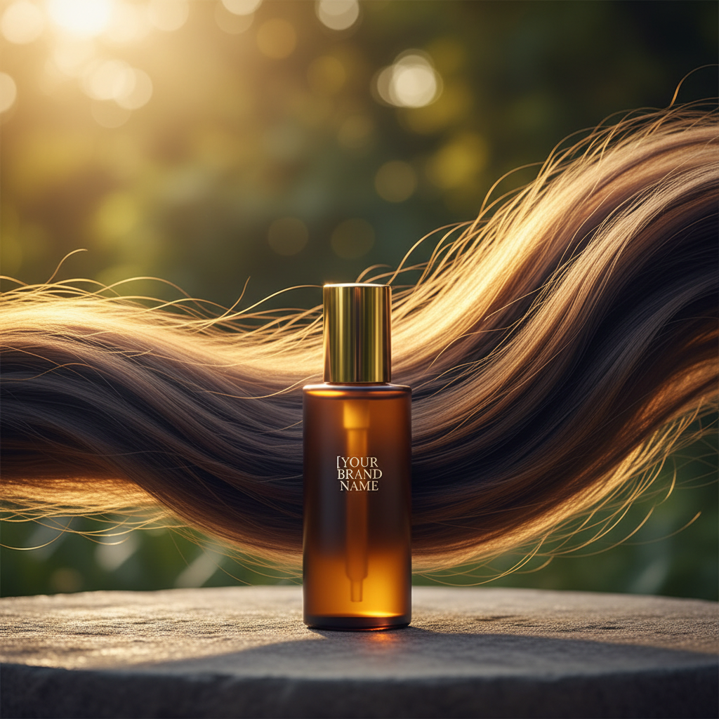 Hair Serum – Wind Silky Hair Golden Backlight Scene