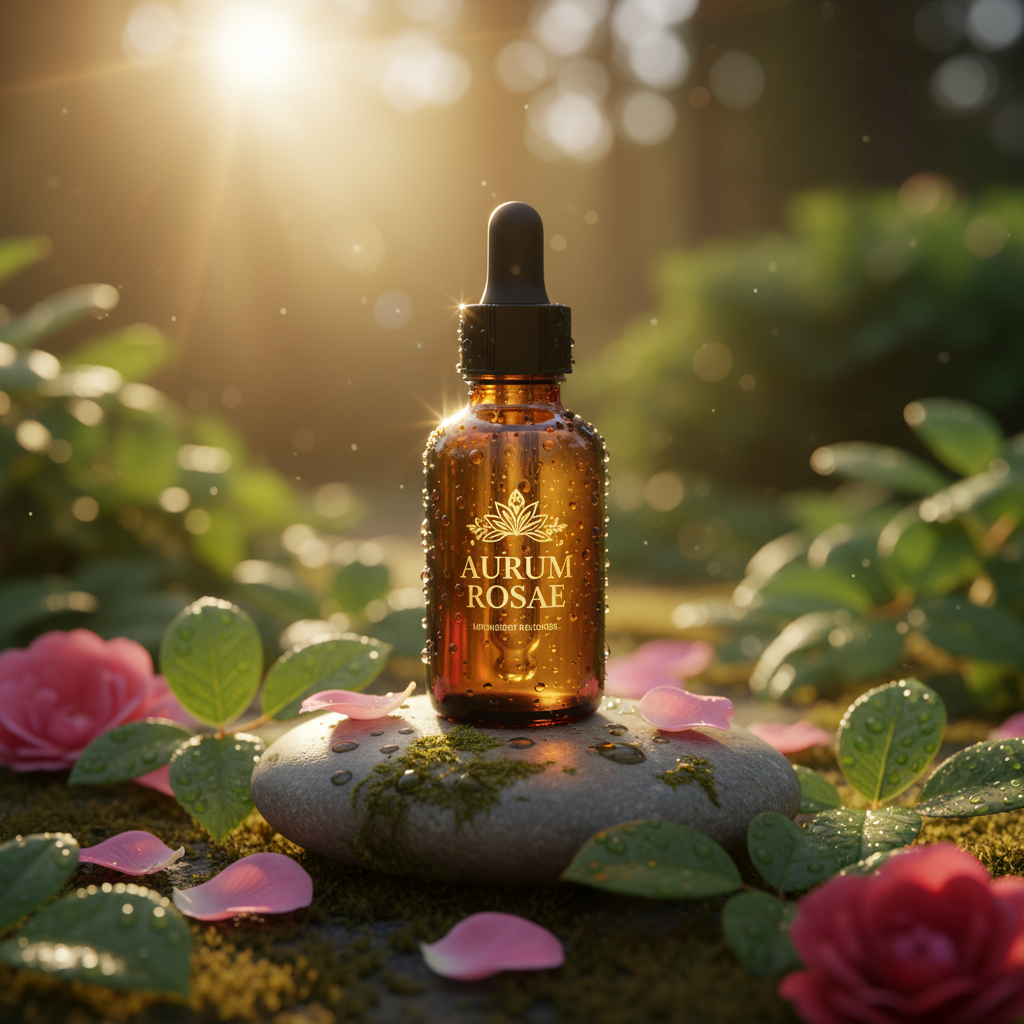 Face Serum – Dewy Garden Sunrise Nature Scene