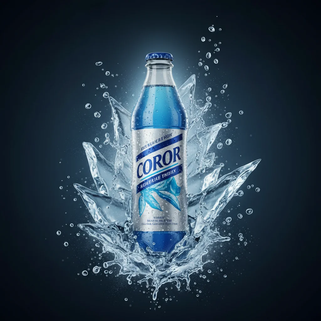 Dynamic Frozen Splash: Luxury Product Reel Visual