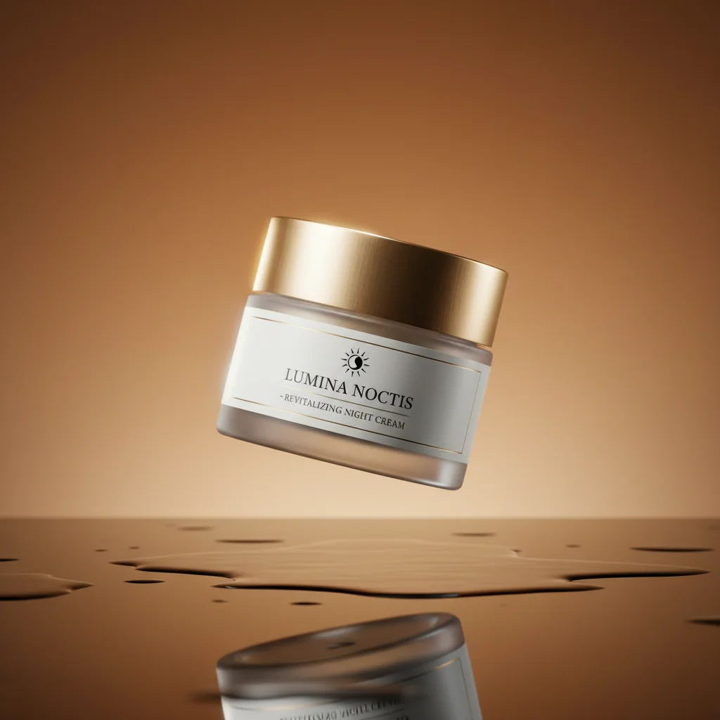 Hyper-Realistic Luxury Floating Product Hero Visual