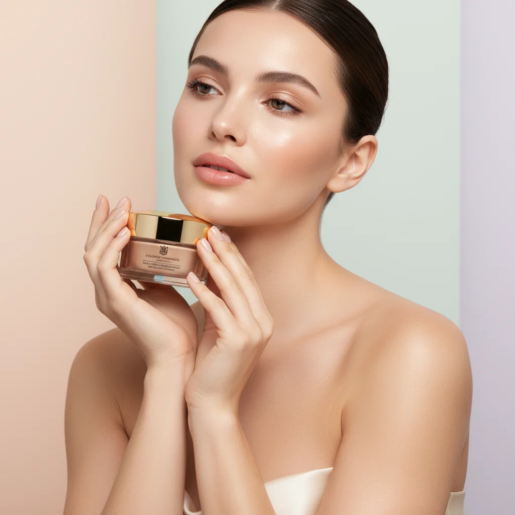 AI Generated preview for Luxury Skincare Model Campaign - Model Product Shoots