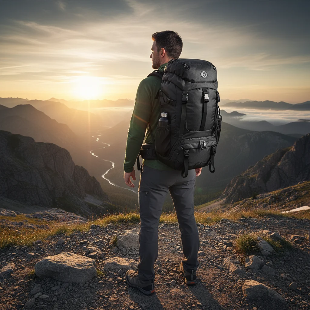 Elevated Adventure: Premium Outdoor Backpack E-commerce Shoot