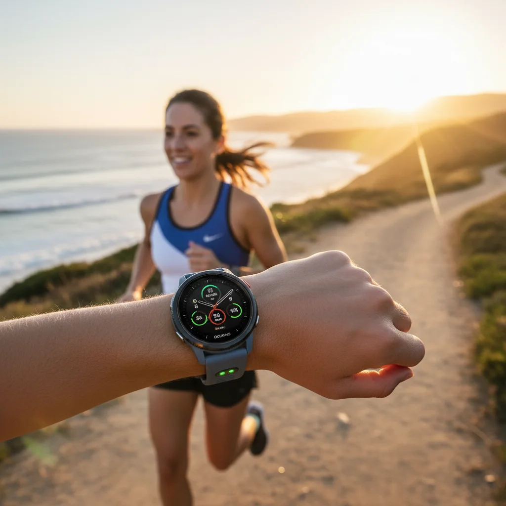 Elite Smartwatch: Dynamic Coastal E-commerce Reel