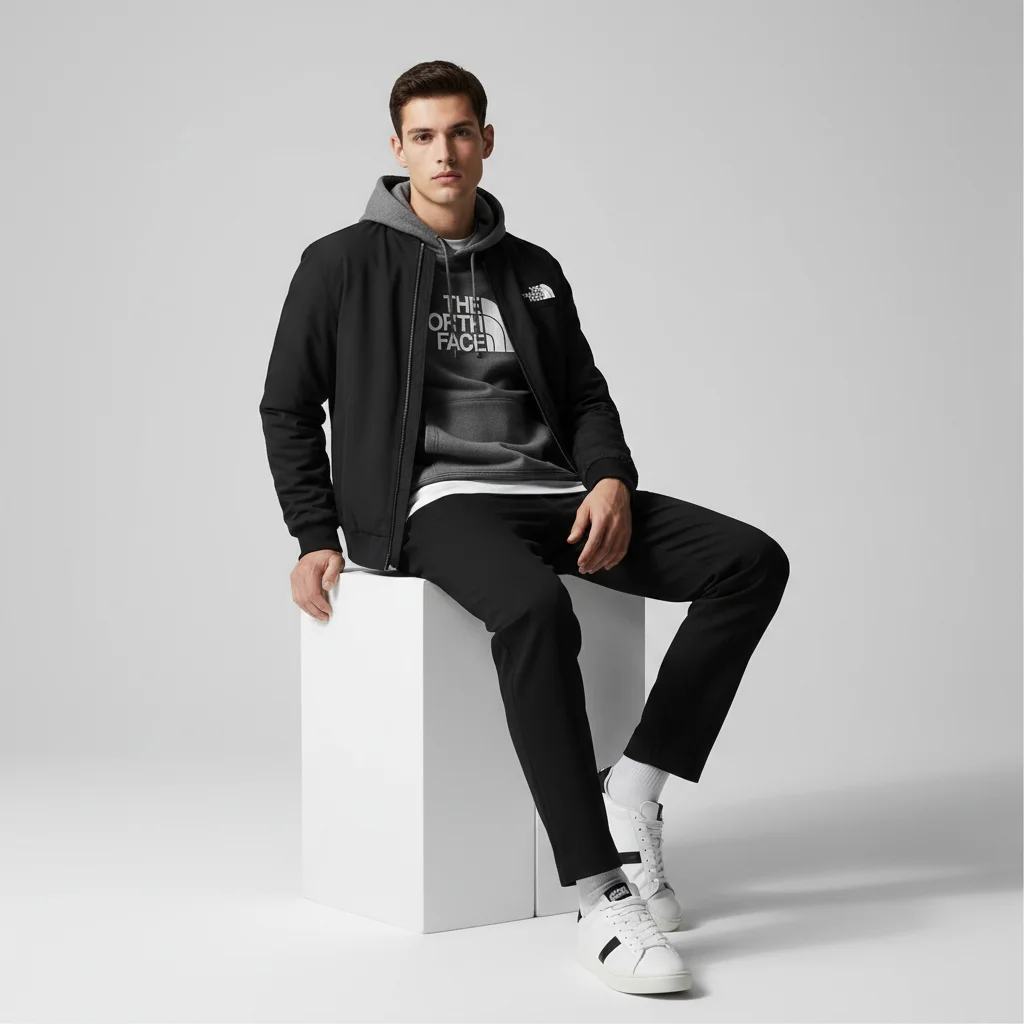 Luxury Menswear E-commerce Editorial: Seated Studio Shoot