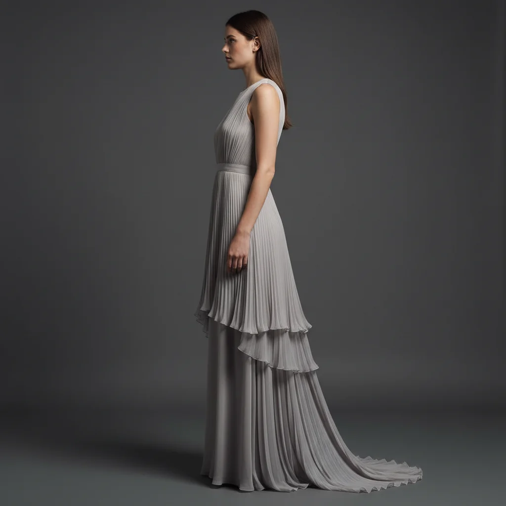 Premium Women's Fashion Editorial: Side Profile Product Showcase