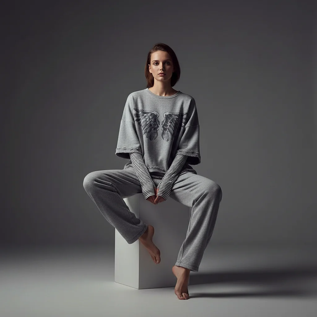 Premium Women's Fashion: Seated Editorial Studio Shoot