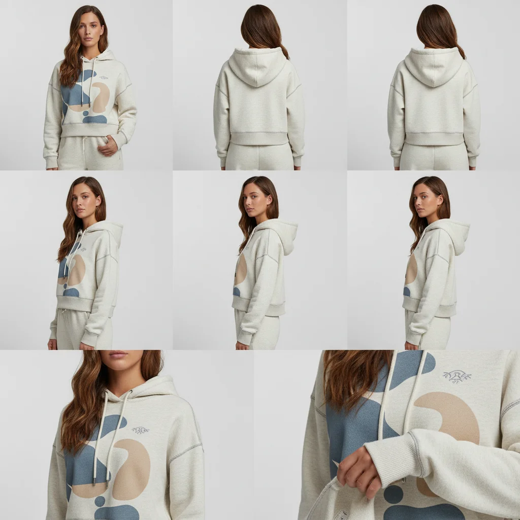 AI Generated preview for Luxury Women's Fashion: 360 Multi-Angle Studio Product Shoot - Model Product Shoots