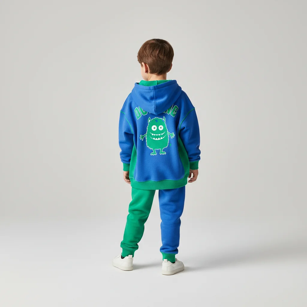 Elite Kidswear Back View Studio Photography for E-commerce