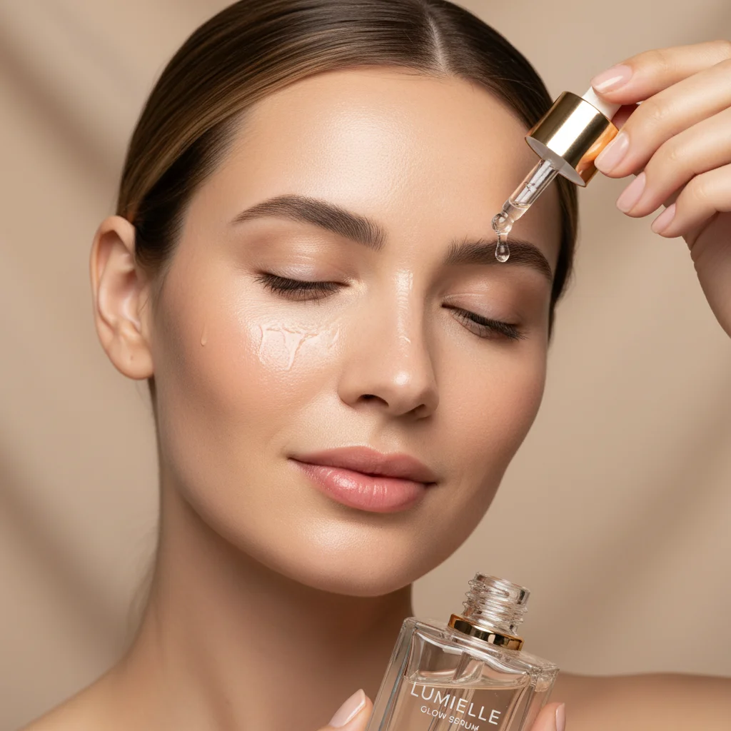 AI Generated preview for Lumielle Glow – Pure Radiance - Model Product Shoots