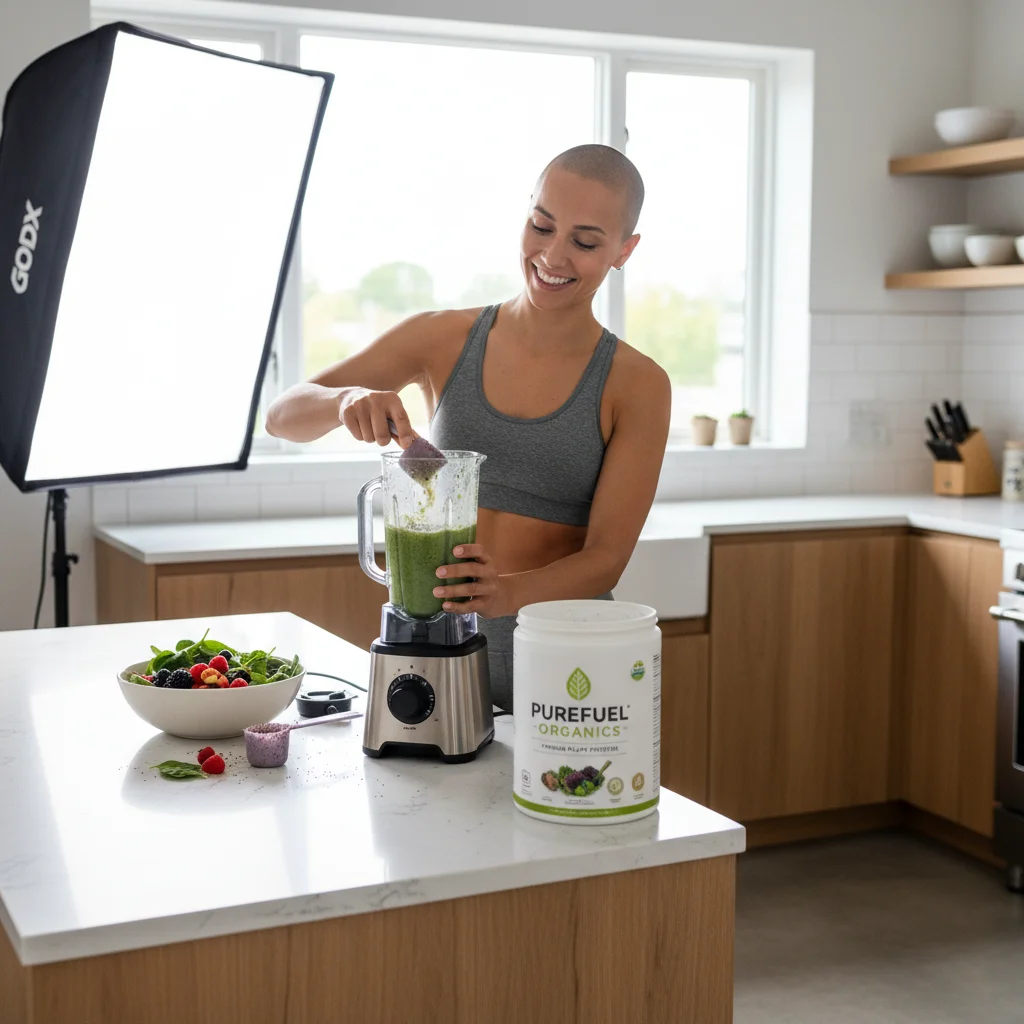 Elite Wellness Supplement Campaign: PureFuel Organics Protein Powder