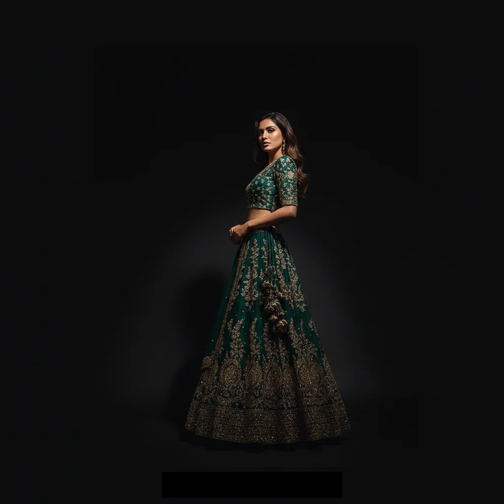 Captivating Elite Indian Bridal Lehenga Collection Launch Performance Ad