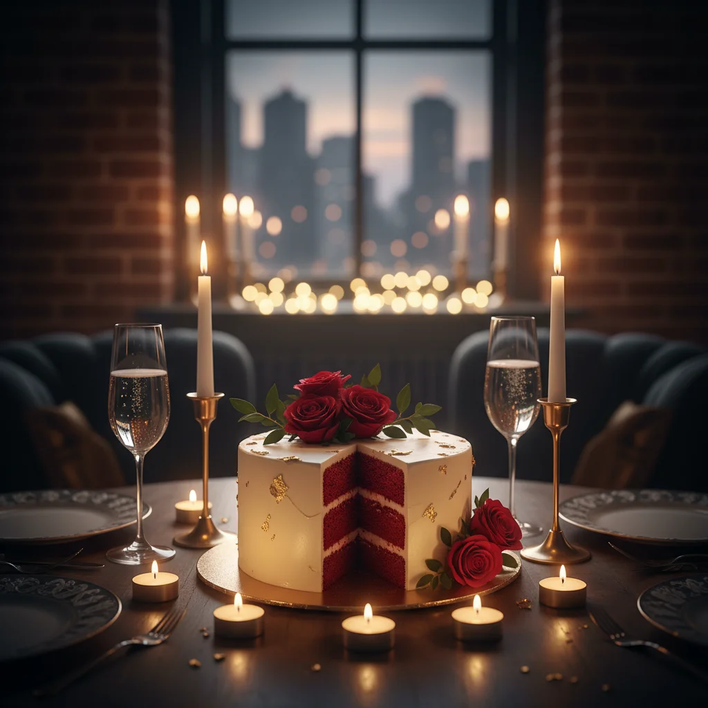 Luxury Birthday Cake: Intimate City Celebration