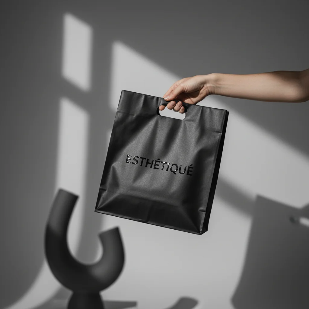 AI Generated preview for Premium Luxury Monochrome Mailer Packaging for E-commerce - Packaging Brand Systems