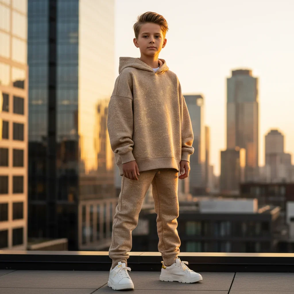 Urban Luxe Youth Fashion: Golden Hour Rooftop Editorial
