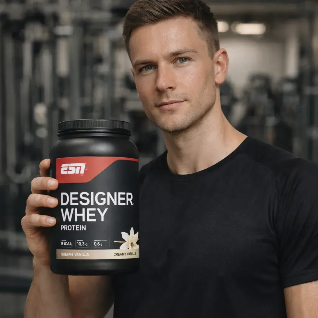 Fitness Supplement – Real Gym Athlete Ad Visual