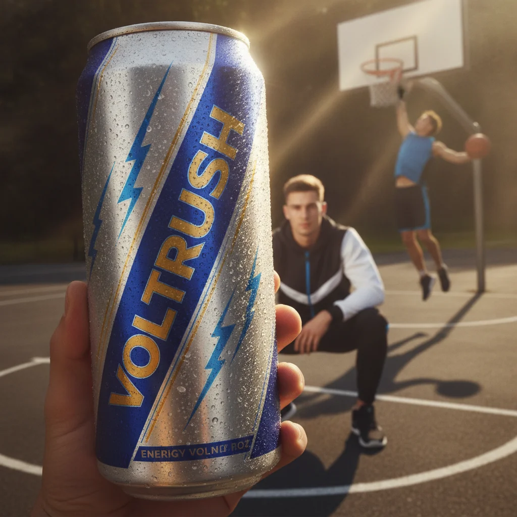 Dynamic Energy Drink: Pro Basketball Court Campaign