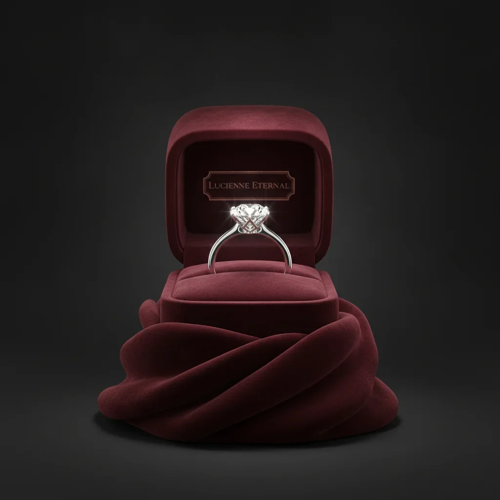 Solitaire Diamond Ring: Cinematic Luxury Presentation
