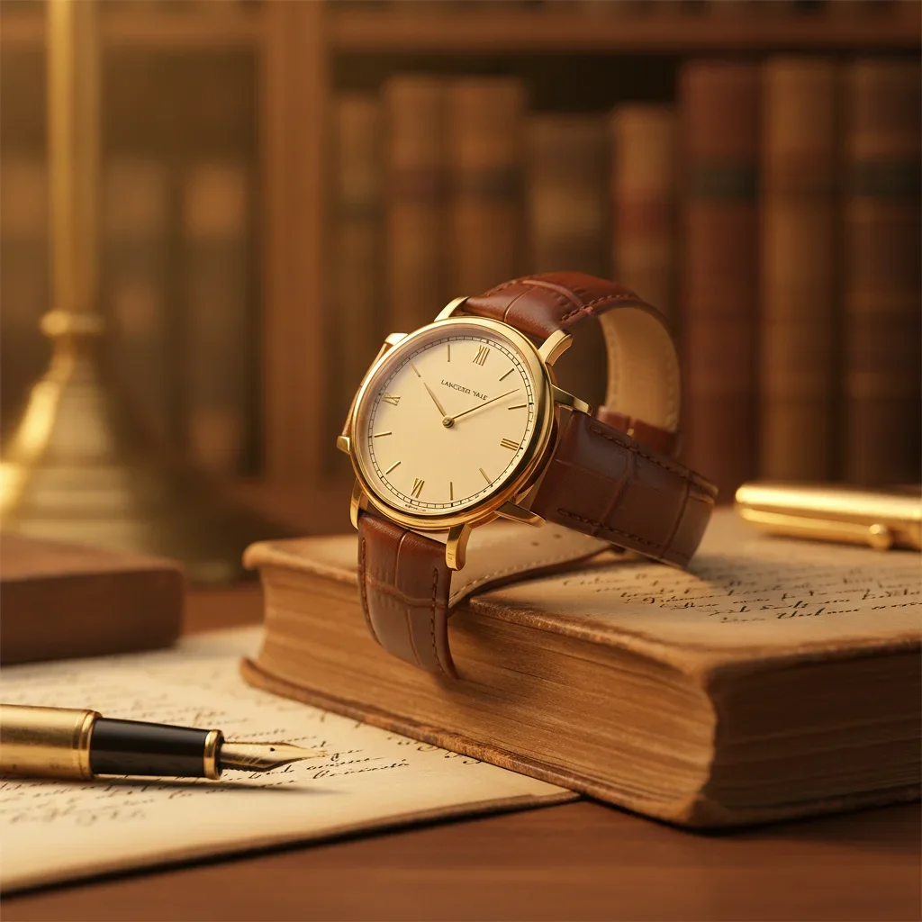 Refined Gentleman's Watch: Premium Luxury Timepiece Advertisement