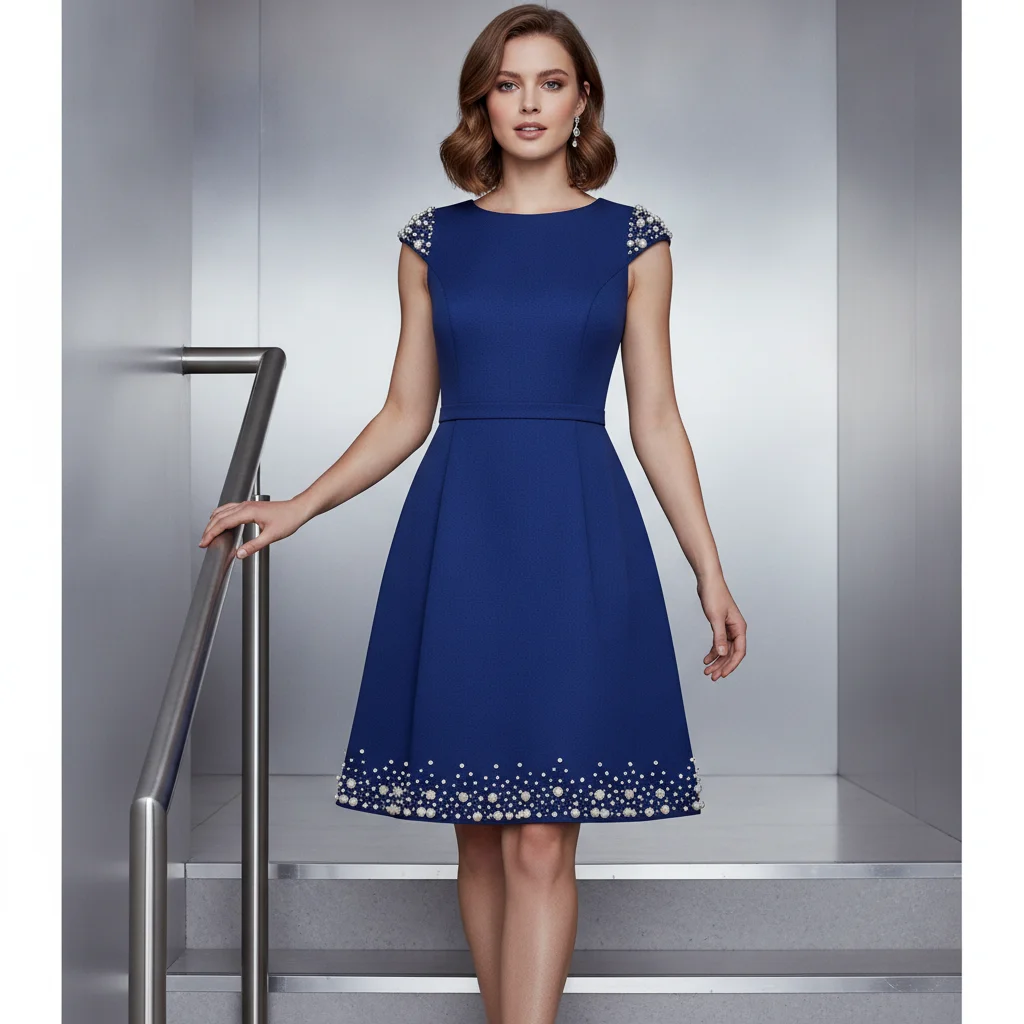 Elevated Cocktail Dress Studio Campaign: Dynamic Product Presentation