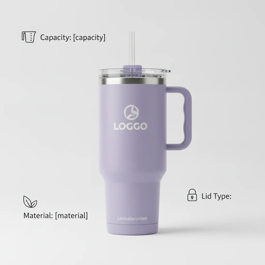 AI Generated preview for Exact Product Replication: Drinkware & Bottle Feature Showcase - Marketplace-Ready PDP Product Photography