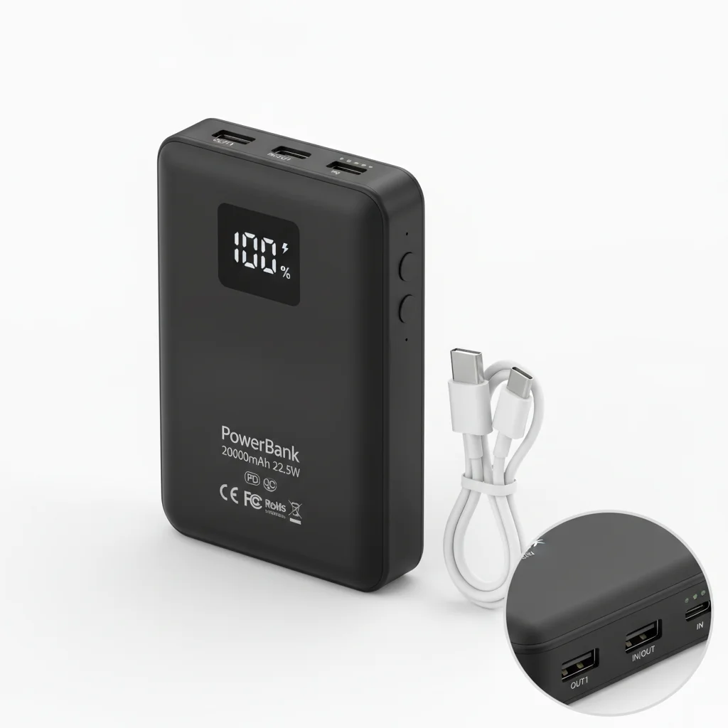 Precision E-commerce Product Photography: Power Bank & Charger PDP