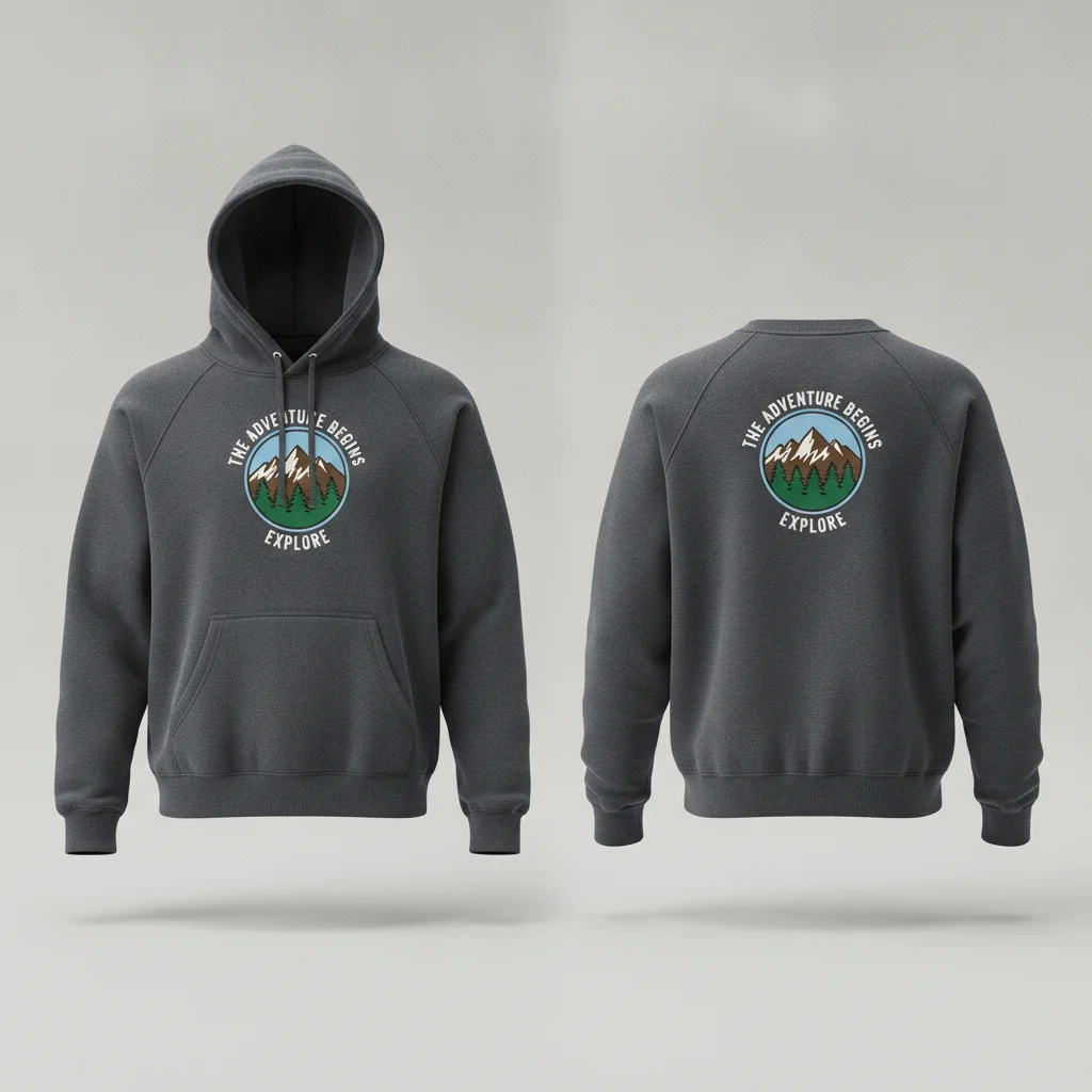 AI Generated preview for Premium E-commerce Apparel Mockup: Custom Hoodies & Sweatshirts - Mockups and Branding