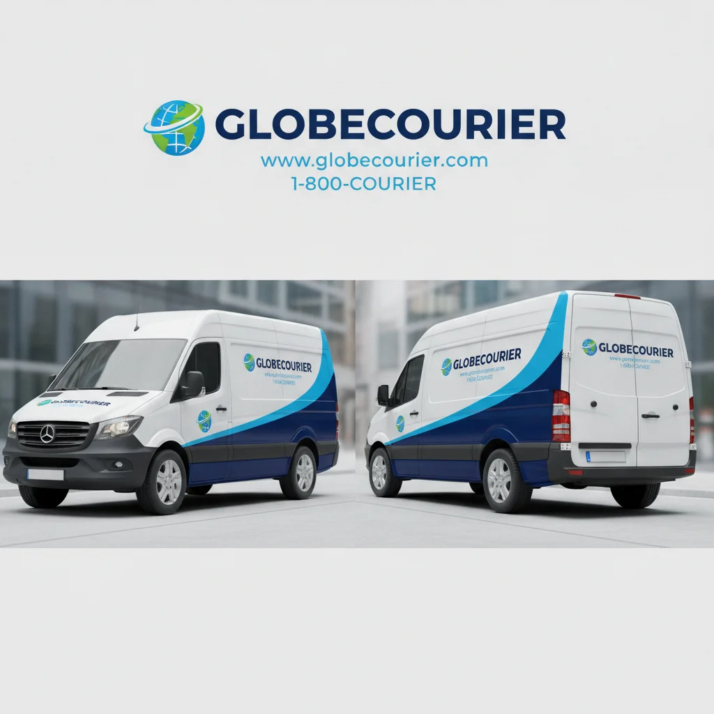 AI Generated preview for Ultra-Realistic Commercial Vehicle Branding Mockup for Delivery Fleets - Mockups and Branding