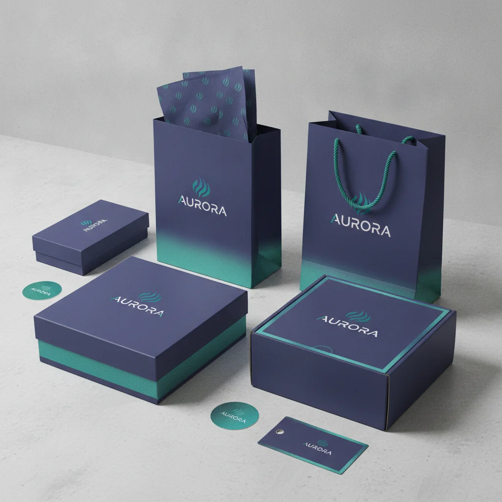 AI Generated preview for Premium Retail Packaging & Brand Identity Mockup - Mockups and Branding