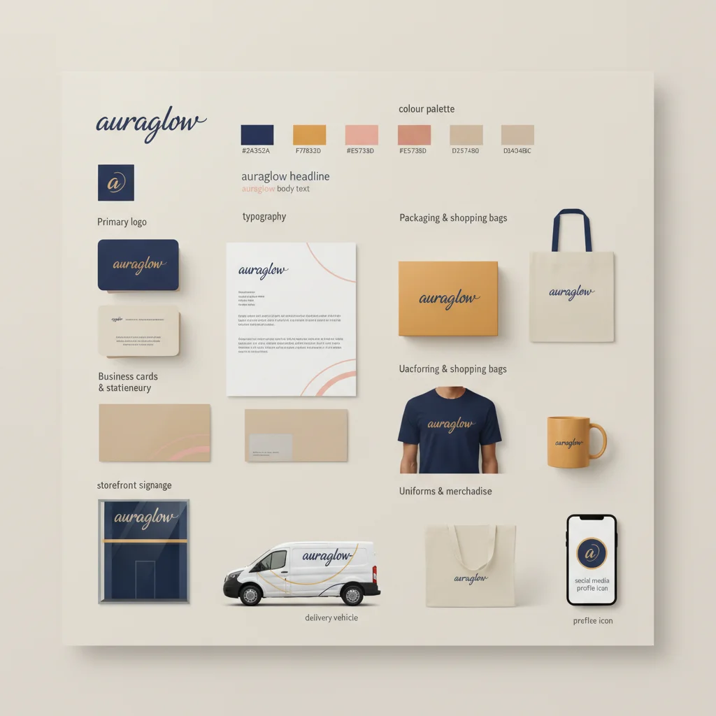 AI Generated preview for Ultimate Brand Visual Identity Presentation Kit - Mockups and Branding