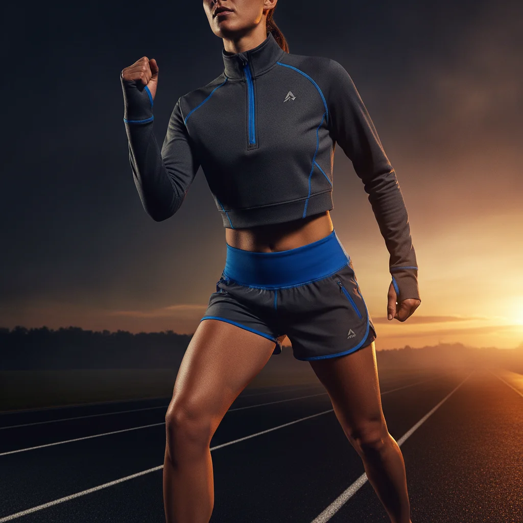 Cinematic Dawn Track Ad: Elite Running Set Performance
