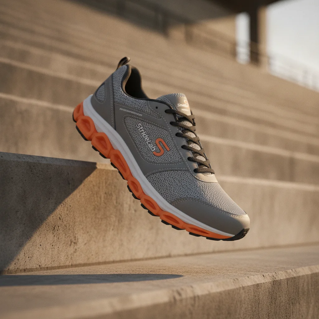 Elite Performance Sneaker: Urban Concrete Hero Campaign