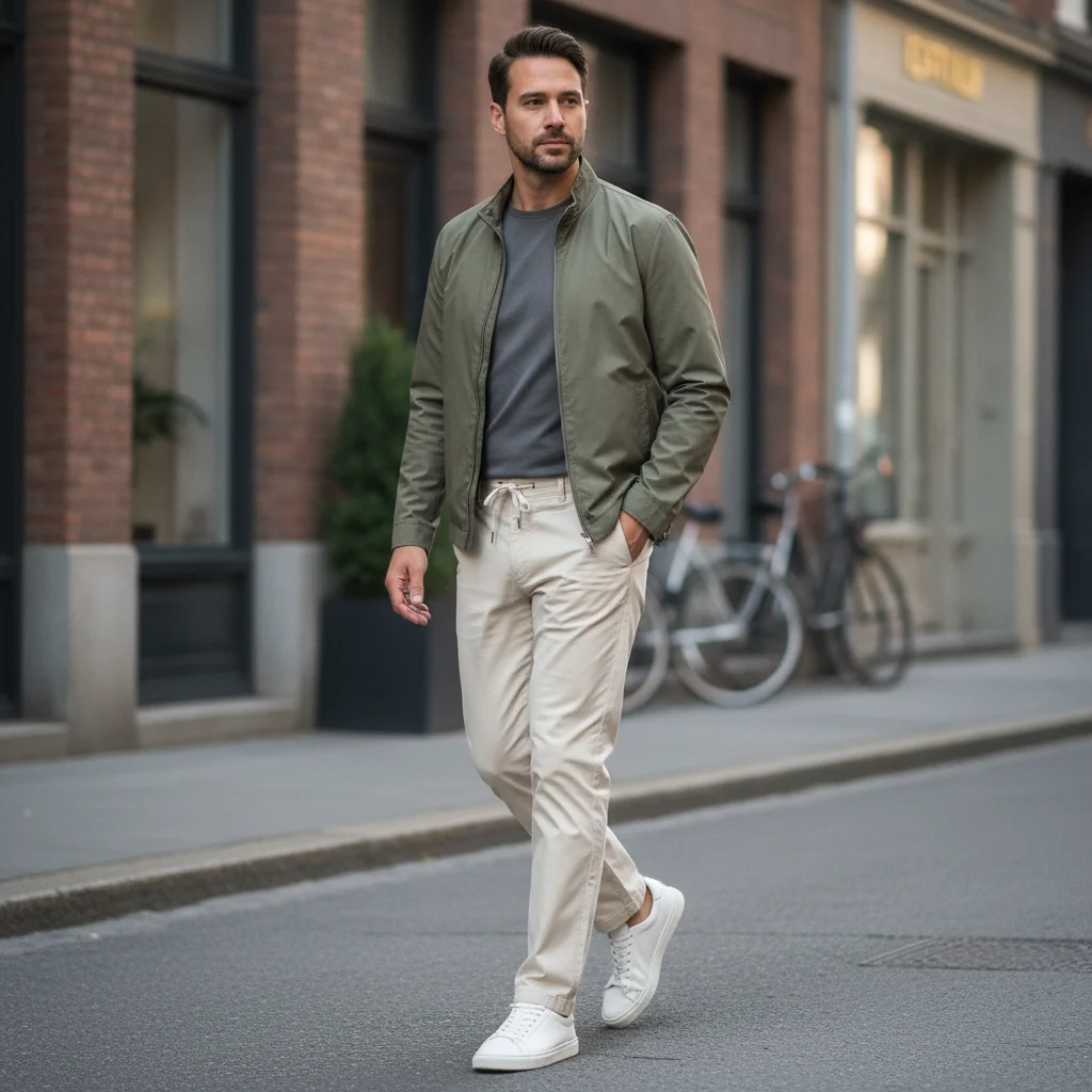 Dynamic Urban Menswear: Editorial Street Walk