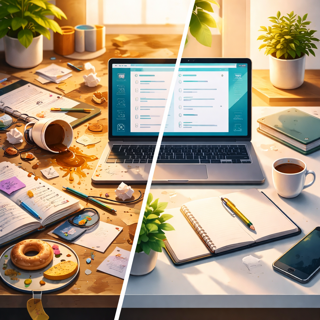 Chaos vs order concept