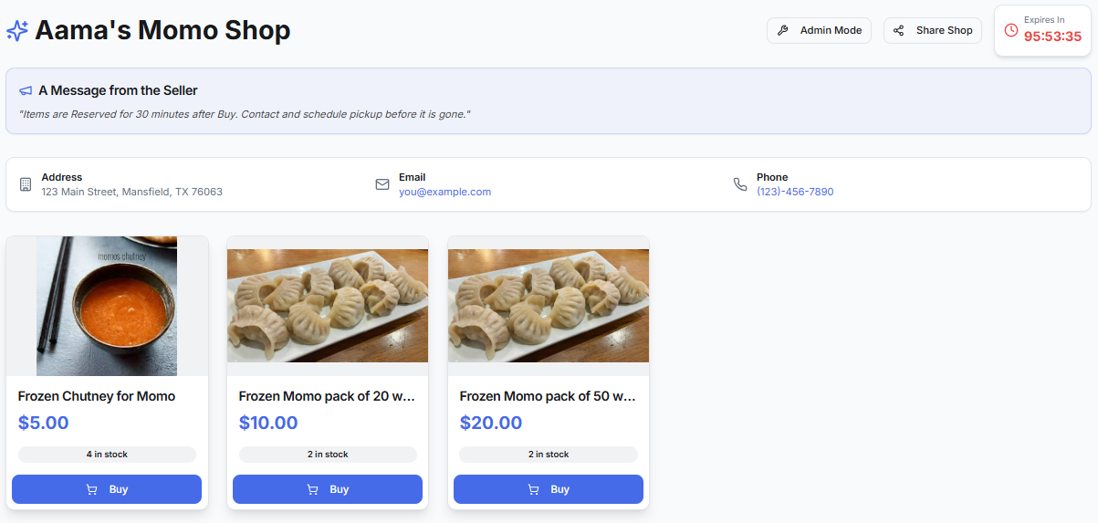 Create Your Disposable Shop In Seconds