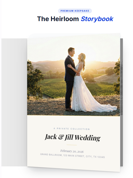 A Beautiful Heirloom Storybook With All Memories Together