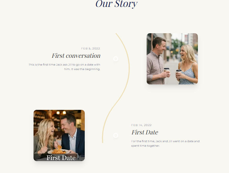 A Beautiful Timeline Story of Your Milestones