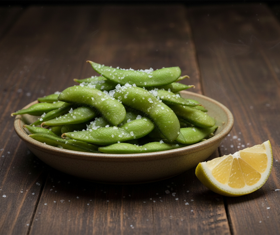 אדממה עם מלח גס ופלח לימון