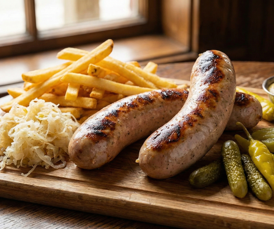 נקניקיות גרמניות (ברטוורסט)