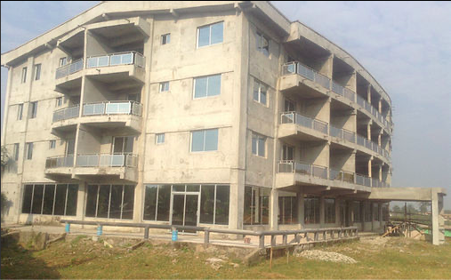 The Yarzue Hotel under construction, inviting investment.