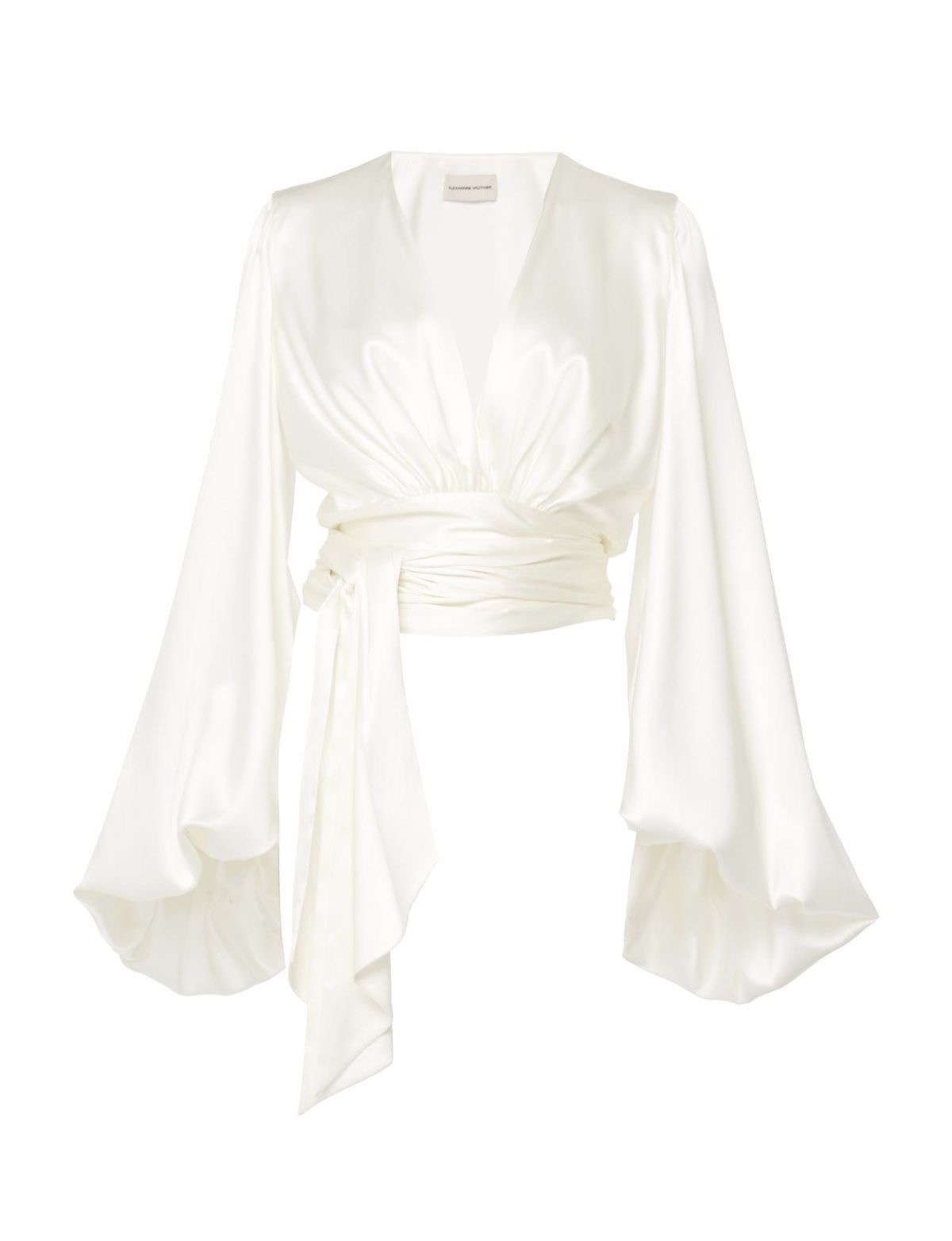 Топ Silk Aura Wrap Ivory