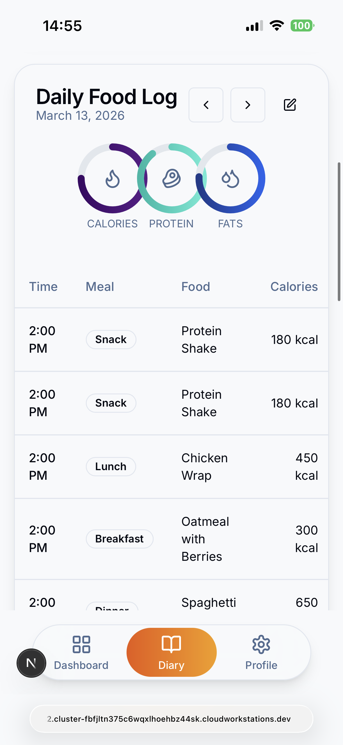 Calorie Tree App Screenshot 7