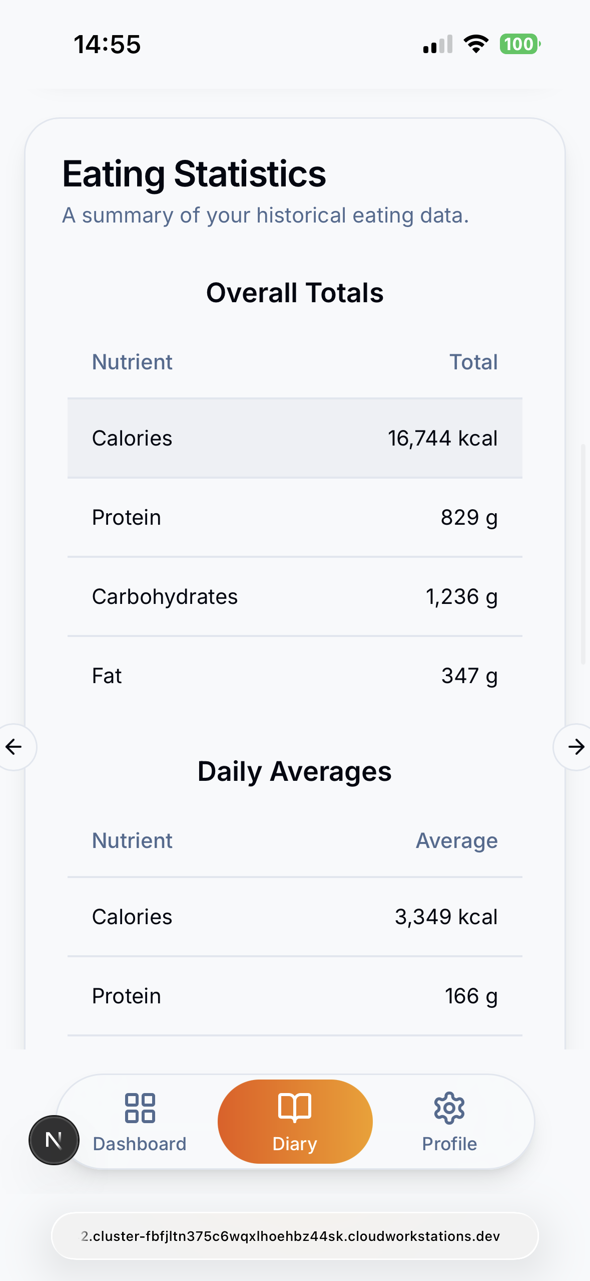 Calorie Tree App Screenshot 8