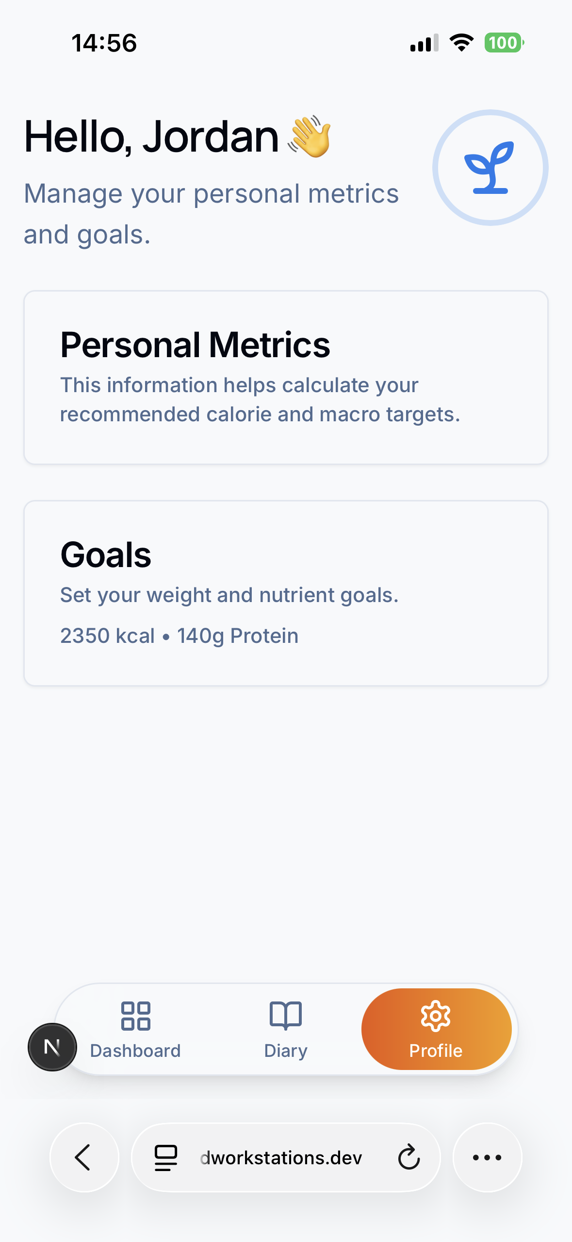 Calorie Tree App Screenshot 9